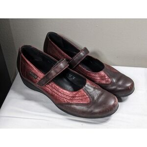 Mephisto Leidina Red Wedge Pumps Heels Womens‎ US 8 (Made in France)